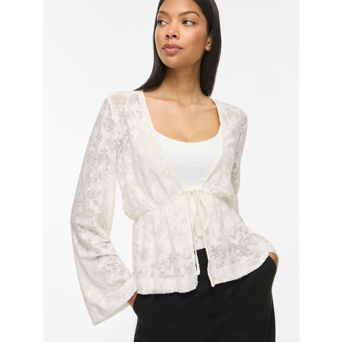 Cardigan blanc - snow white1, VILA
