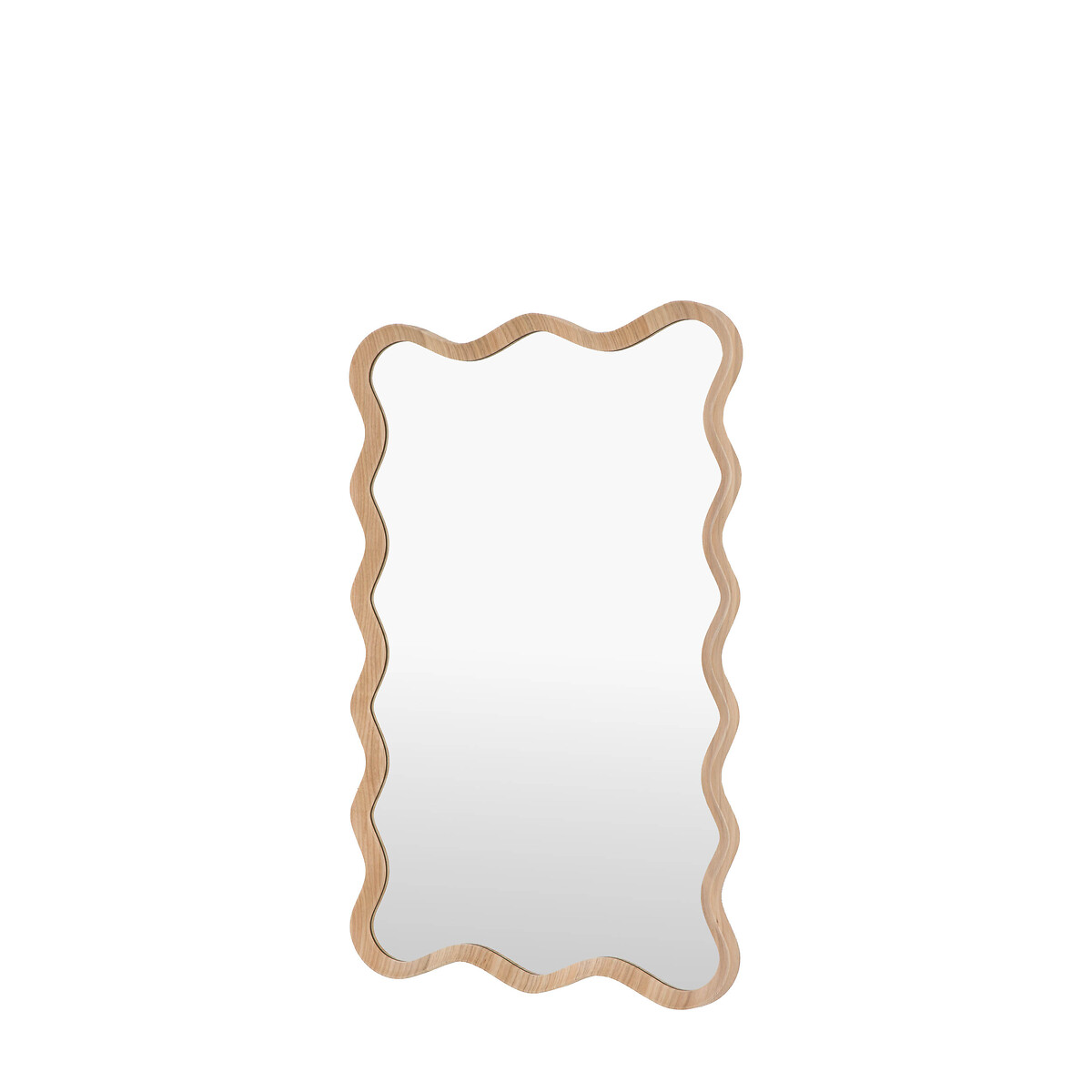 60x90cm Wishaw Wiggle Mirror light wood, ÉDITÉ
