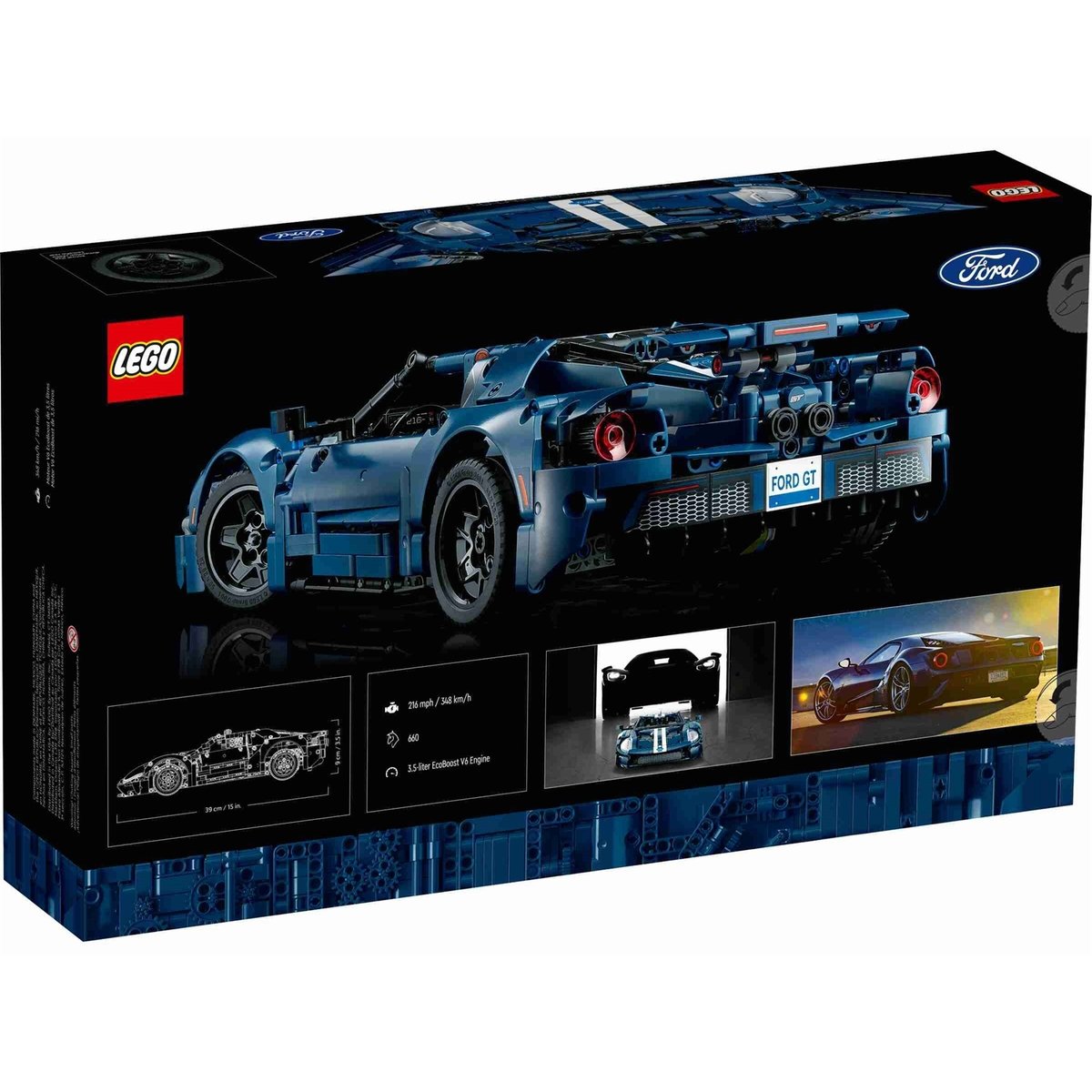 LEGO Technic Ford GT 2022 - Modèle de voiture à construire pour adultes multicolore, LEGO