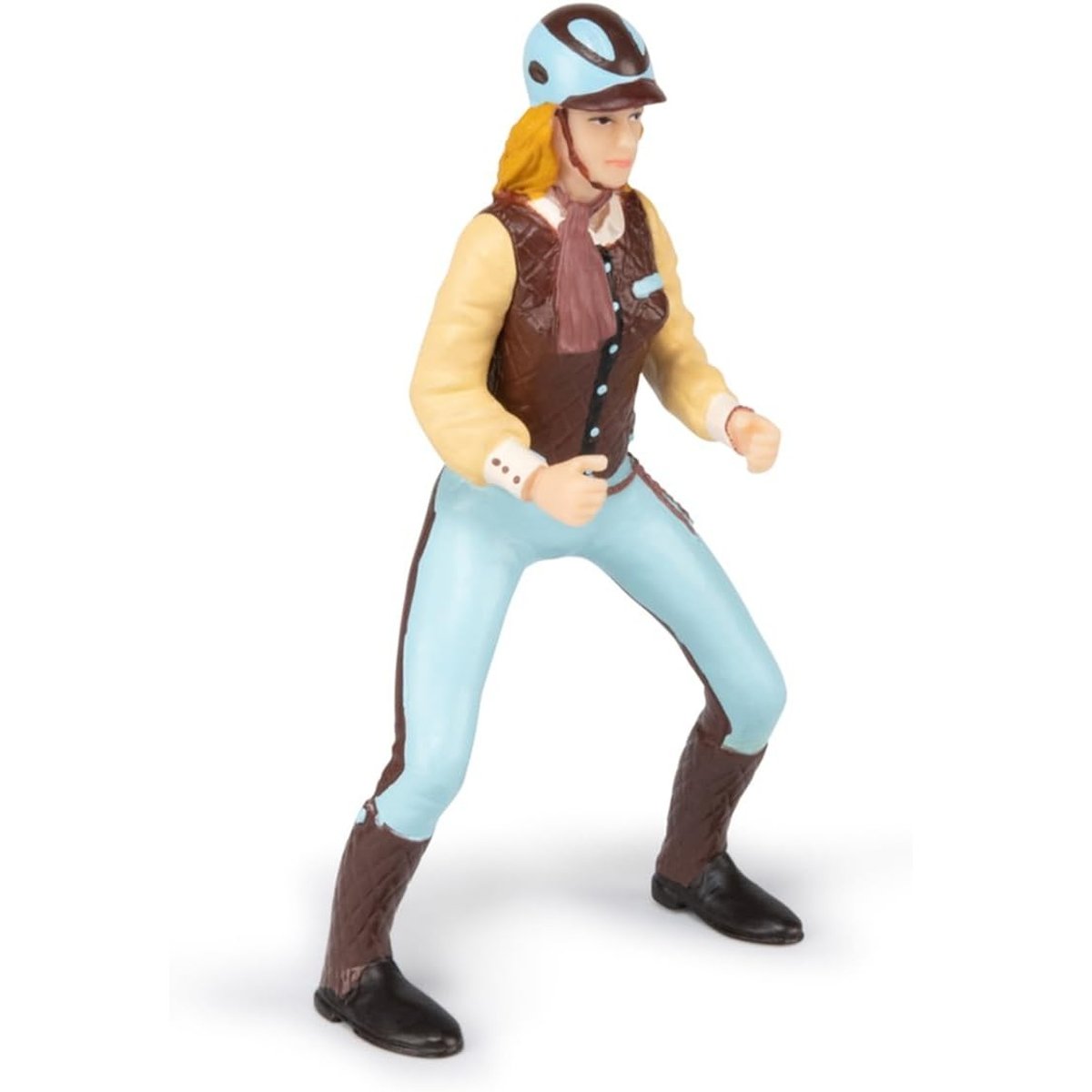 Figurine Cavalière adulte Fashion bleue bleu, PAPO