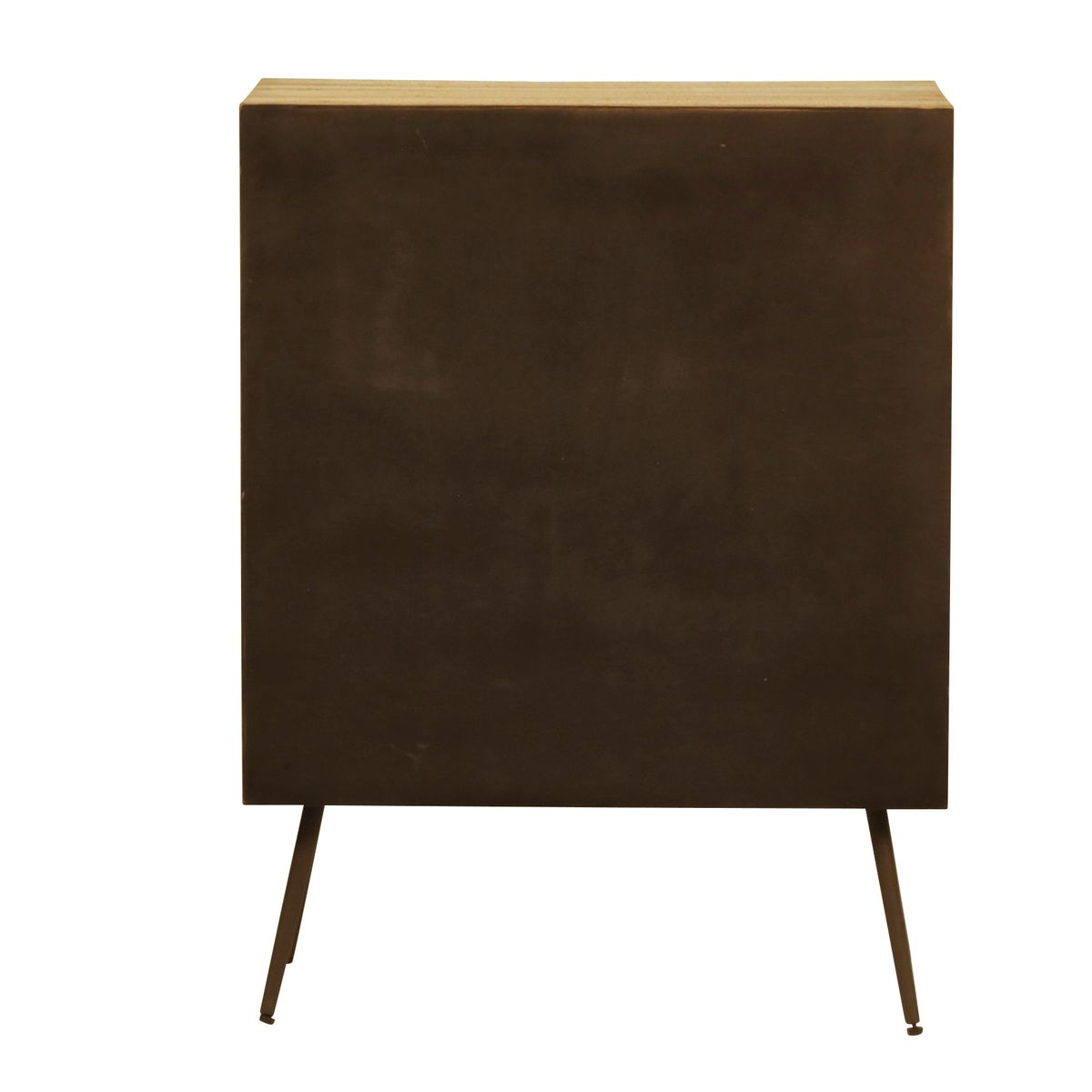 Commode teck recyclé 4 tiroirs naturel, ZAGO