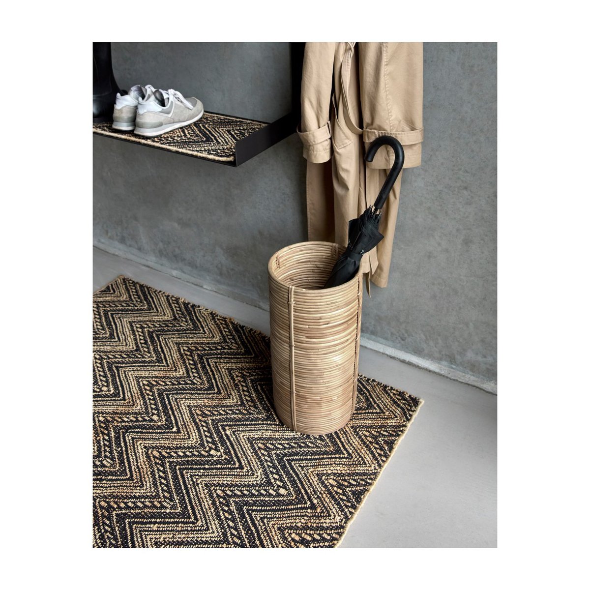 Porte parapluie Bella naturel, HOUSE DOCTOR