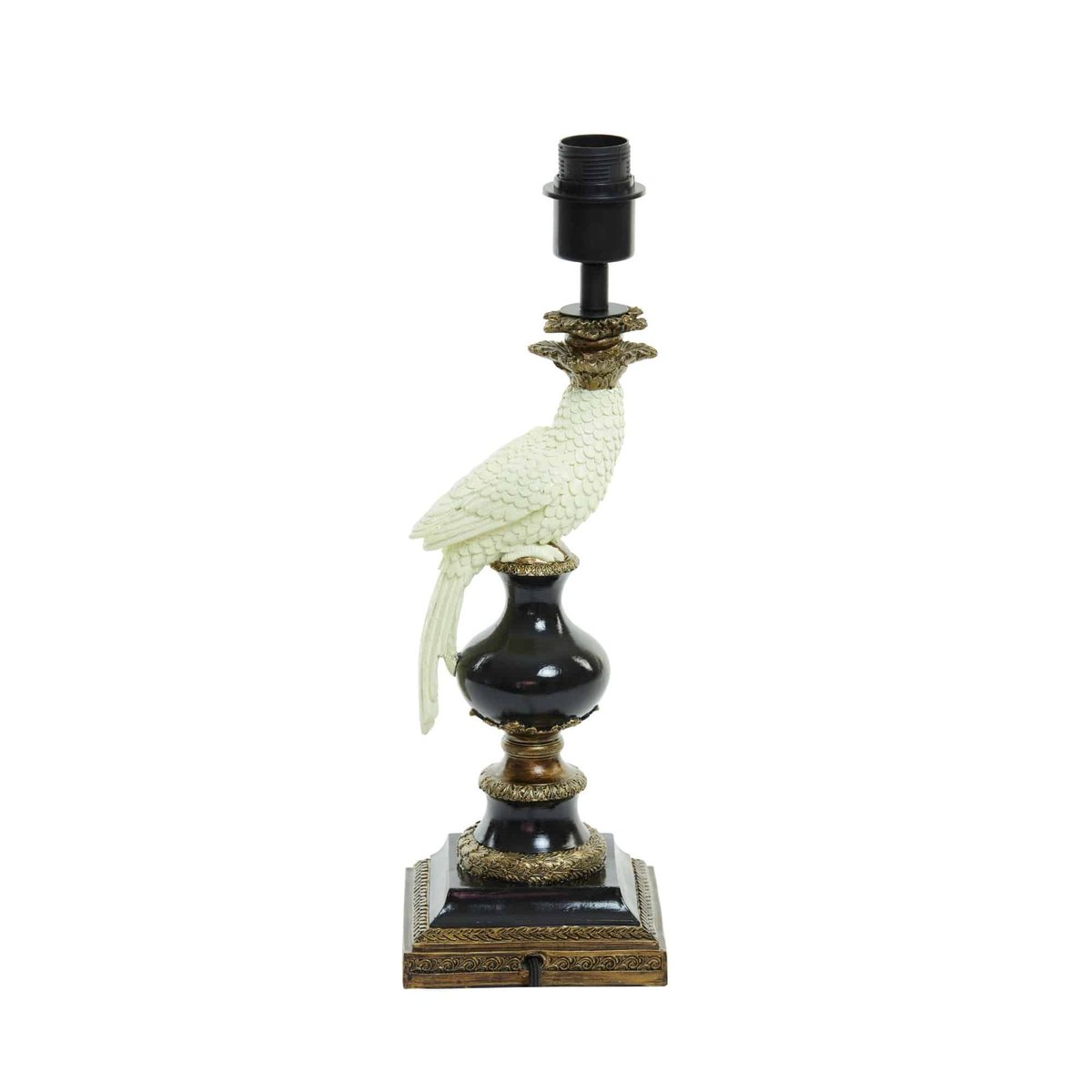 Socle De La Lampe Synthétique-Plastique NYASA bronze antique, LIGHT & LIVING