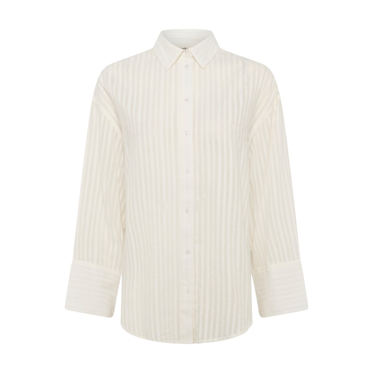 Chemise à manches longues blanc broken white, SOAKED IN LUXURY