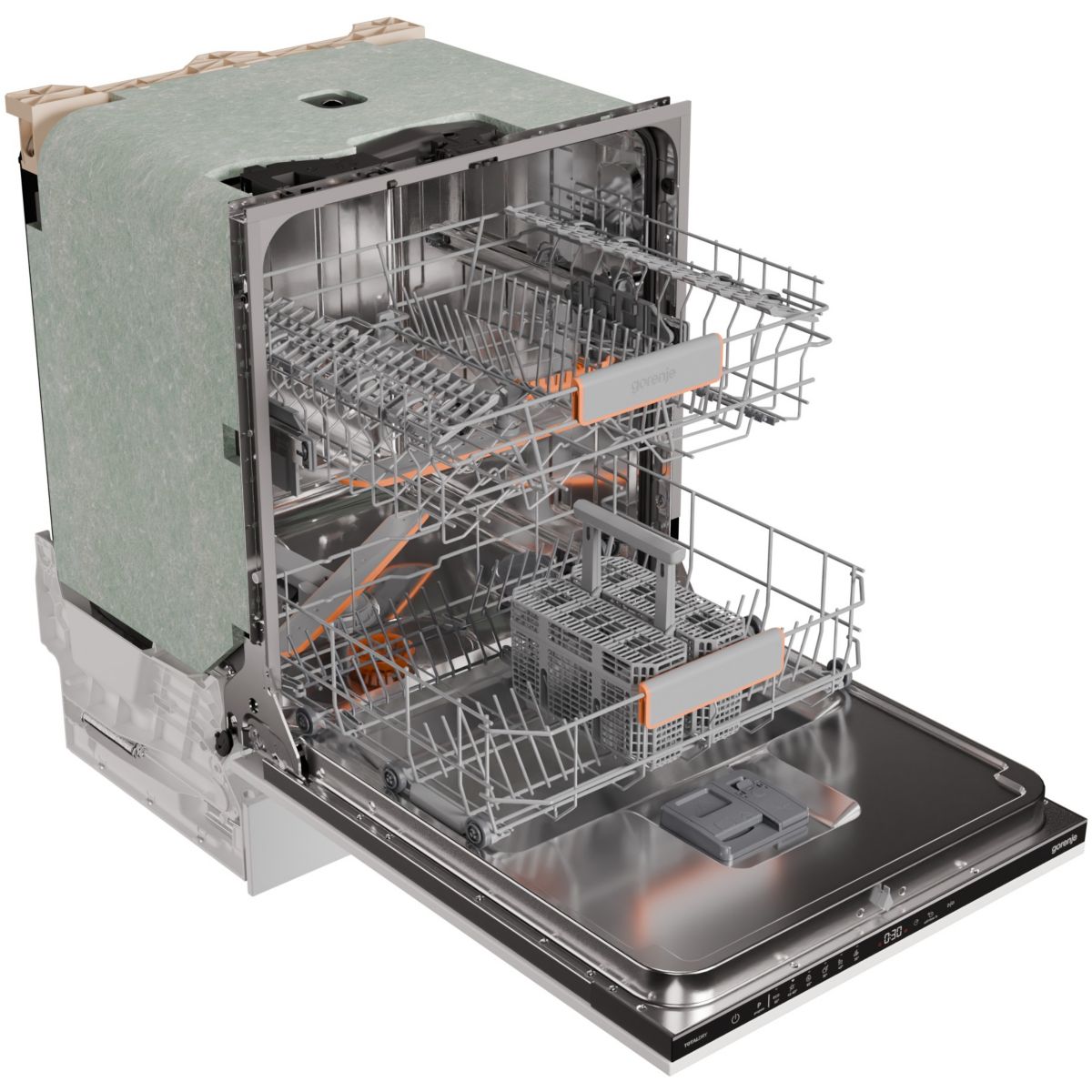 Lave vaisselle encastrable GV642C65 couleur unique, GORENJE