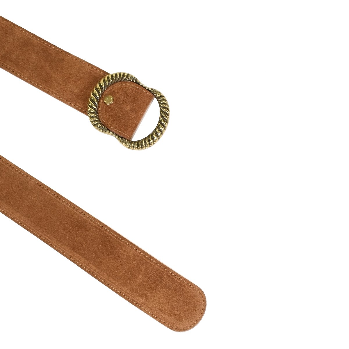 Ceinture Cuir Clotaire Avec Pochette Cadeaux camel, EMILIE KARSTON