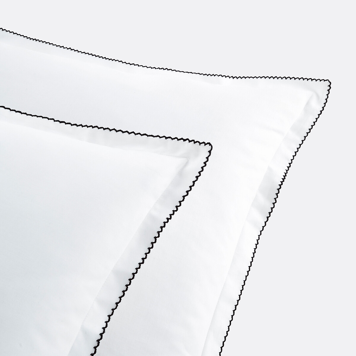 Taie d'oreiller percale pur coton, Dojo blanc, LA REDOUTE INTERIEURS
