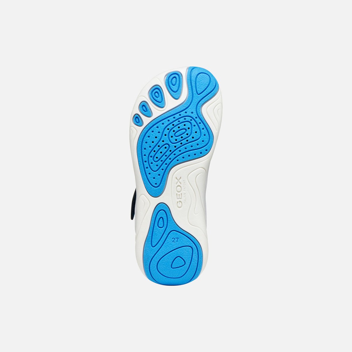 Baskets  J FOOT-RUN bleu marine/bleu ciel, GEOX