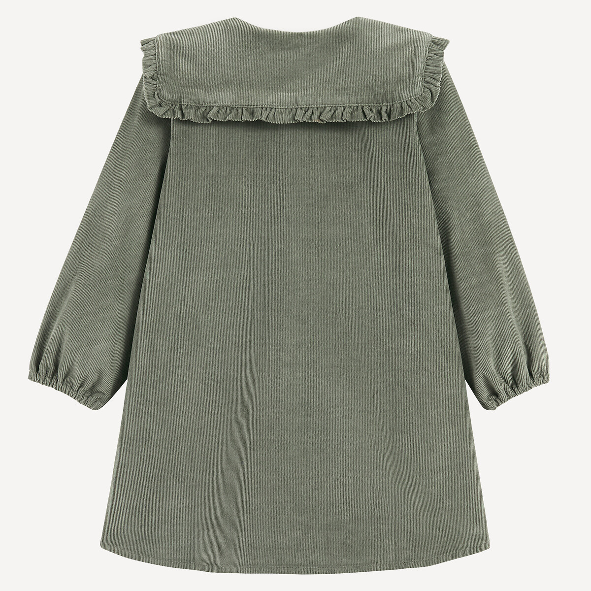 Robe droite col claudine vert, LA REDOUTE COLLECTIONS