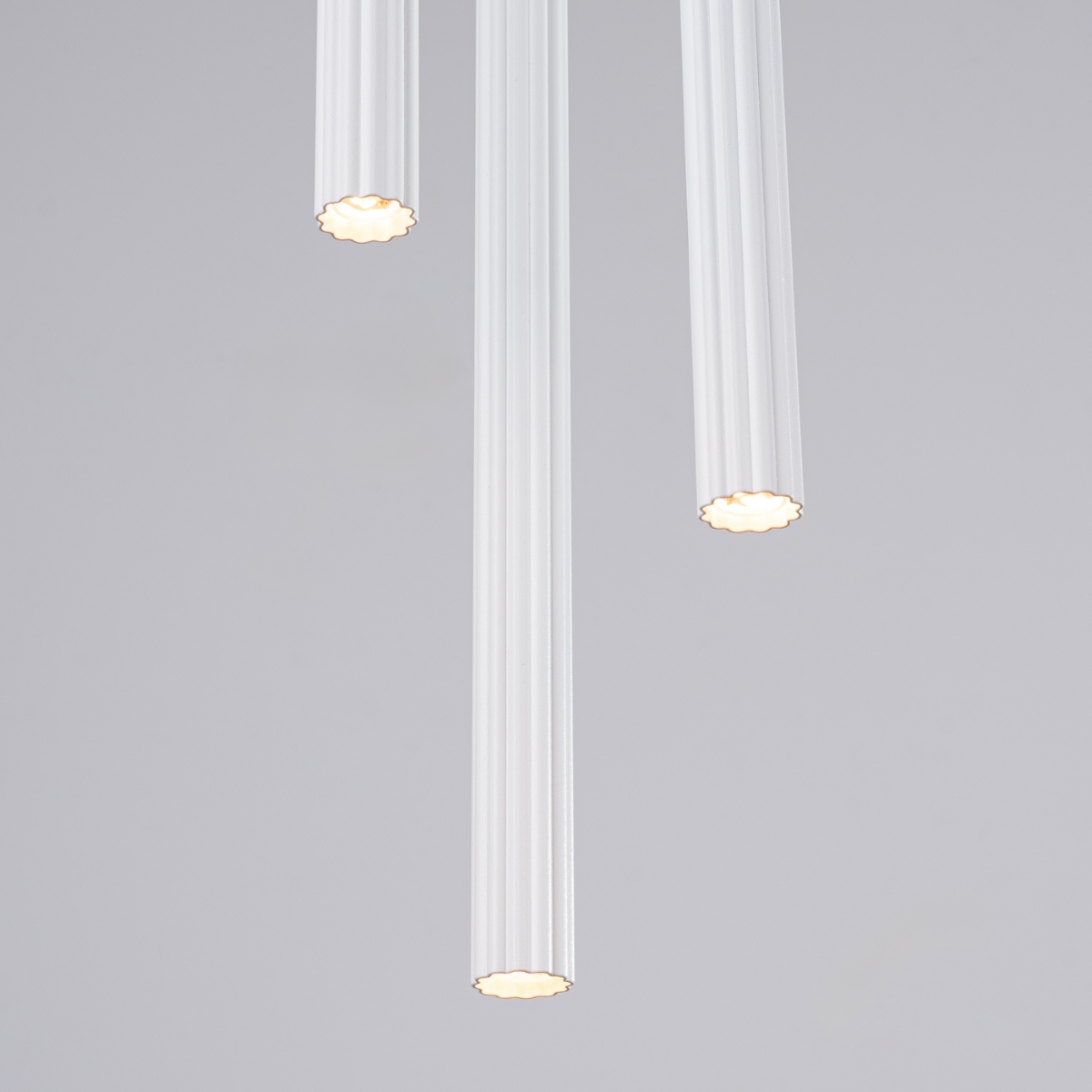 Lustre Acier Blanc G9 3 Arche blanc, EDEN