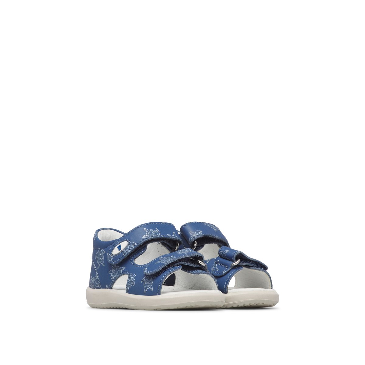 Sandales en cuir NEW RIVER bleu-, FALCOTTO