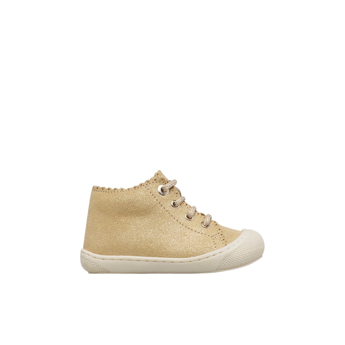 Chaussures premiers pas en suède COTTINS platine-, NATURINO