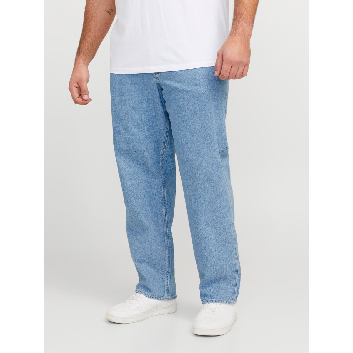 Jean À Coupe Ample Plus Size JJIEDDIE JJORIGINAL SBD 911 NOOS PLS Jean à coupe ample blue denim, JACK & JONES