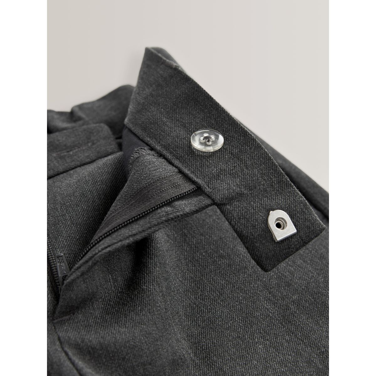 Pantalon d'école long à taille standard gris, NEXT