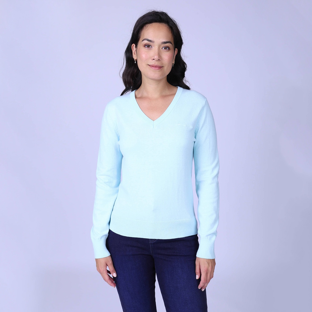 Pull Halexa bleu turquoise, MISE AU GREEN