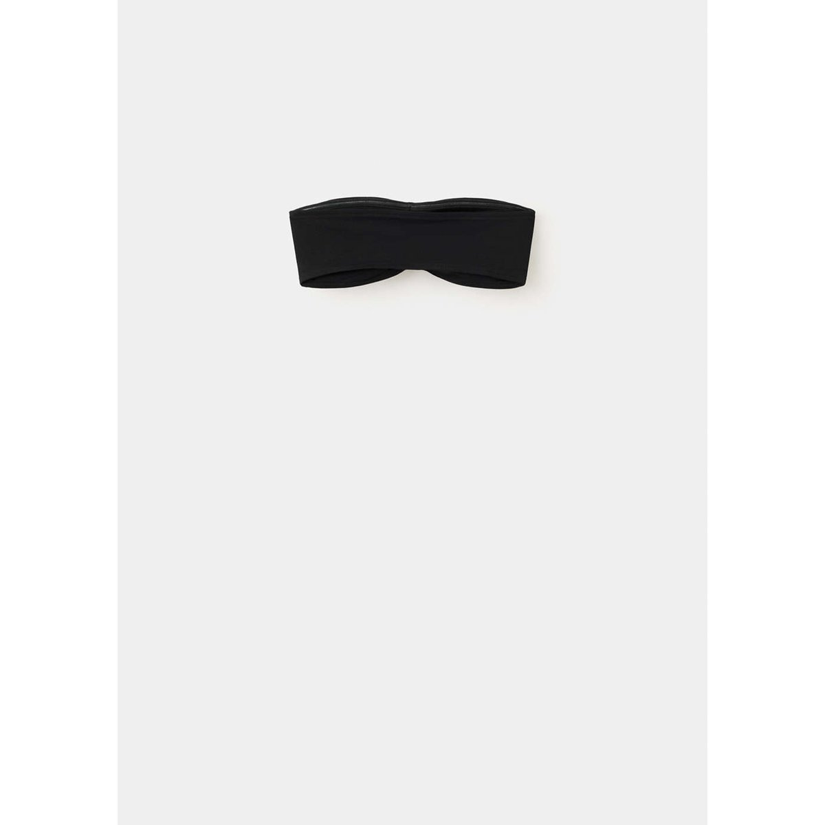 Top bandeau noir, MANGO TEEN