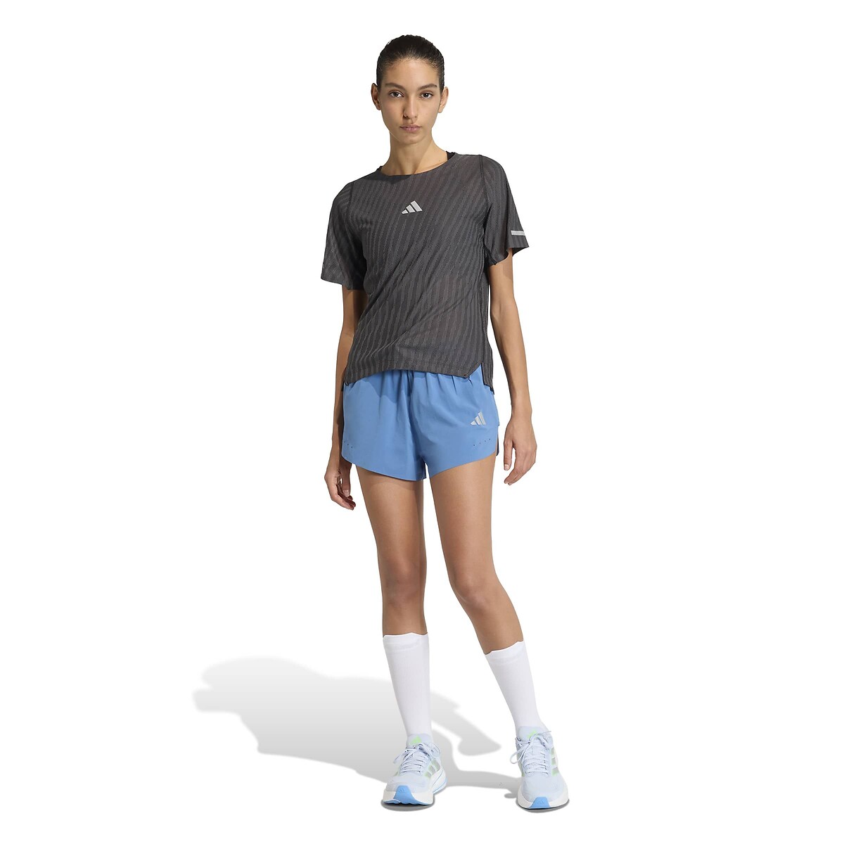 T-shirt col rond de running Adi365 noir, adidas Performance