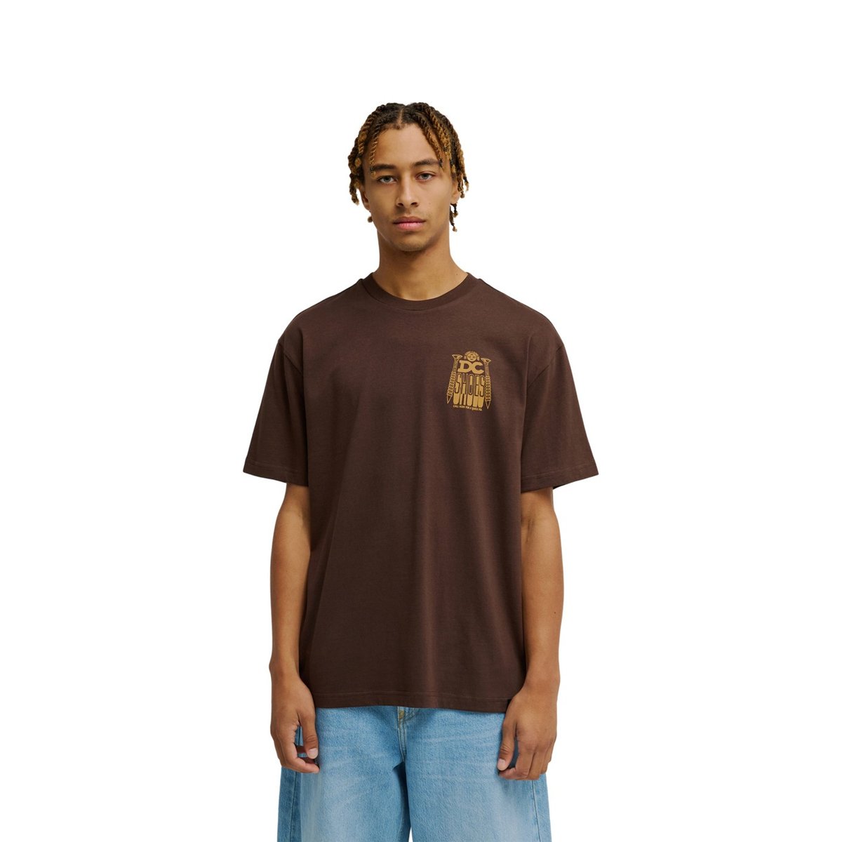 T-Shirt manches courtes. marron coffee bean, DC SHOES