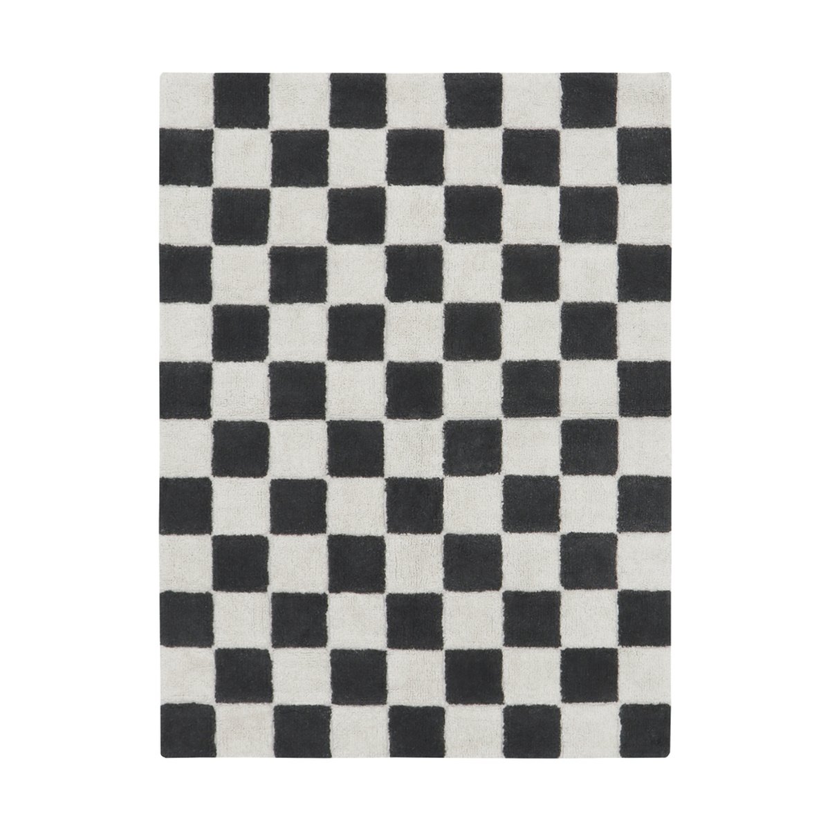 Tapis Rectangulaire en coton Carrelages LITTLE CHEFS gris, LORENA CANALS