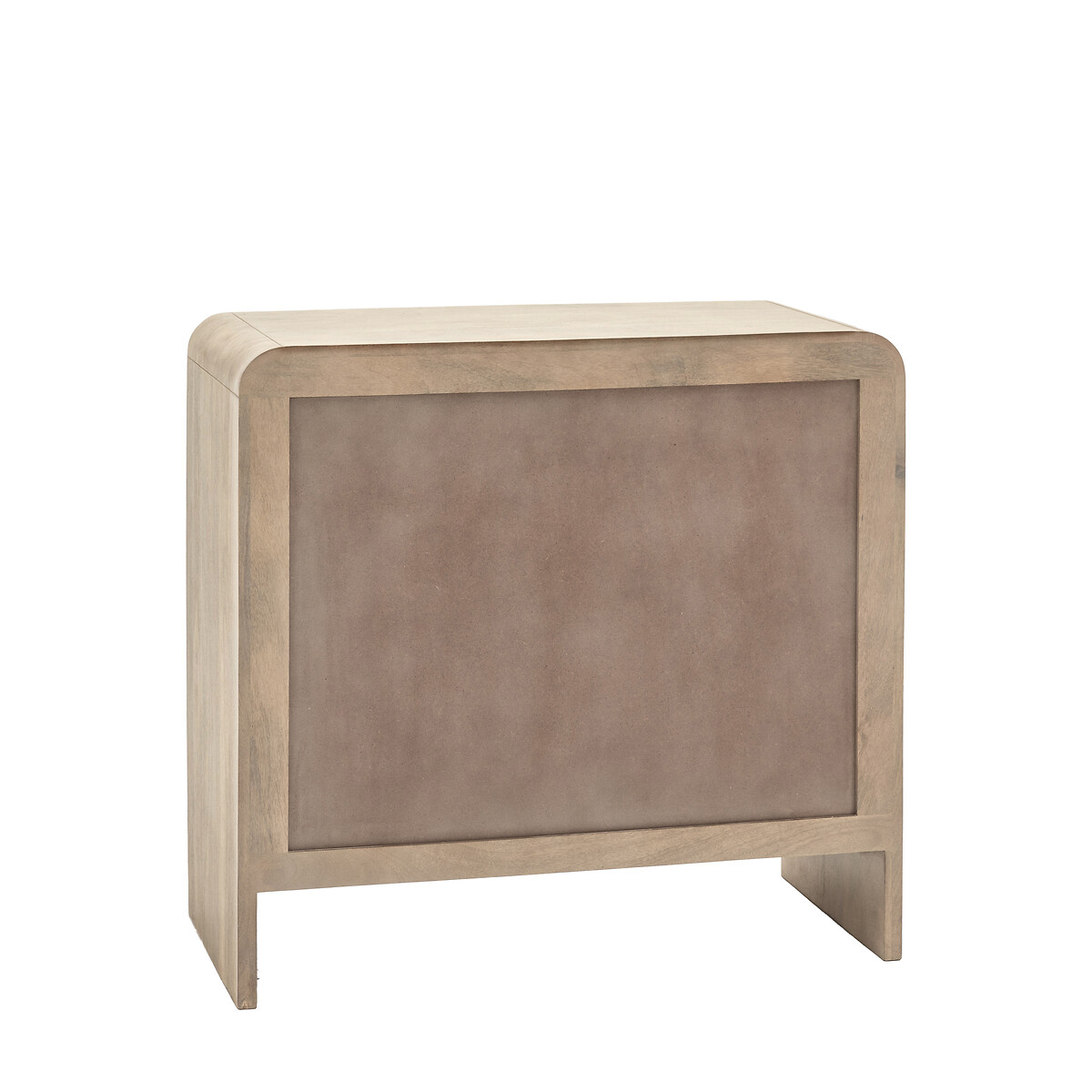 Corven Fluted Mango Wood 3 Drawer Chest wood, SO'HOME