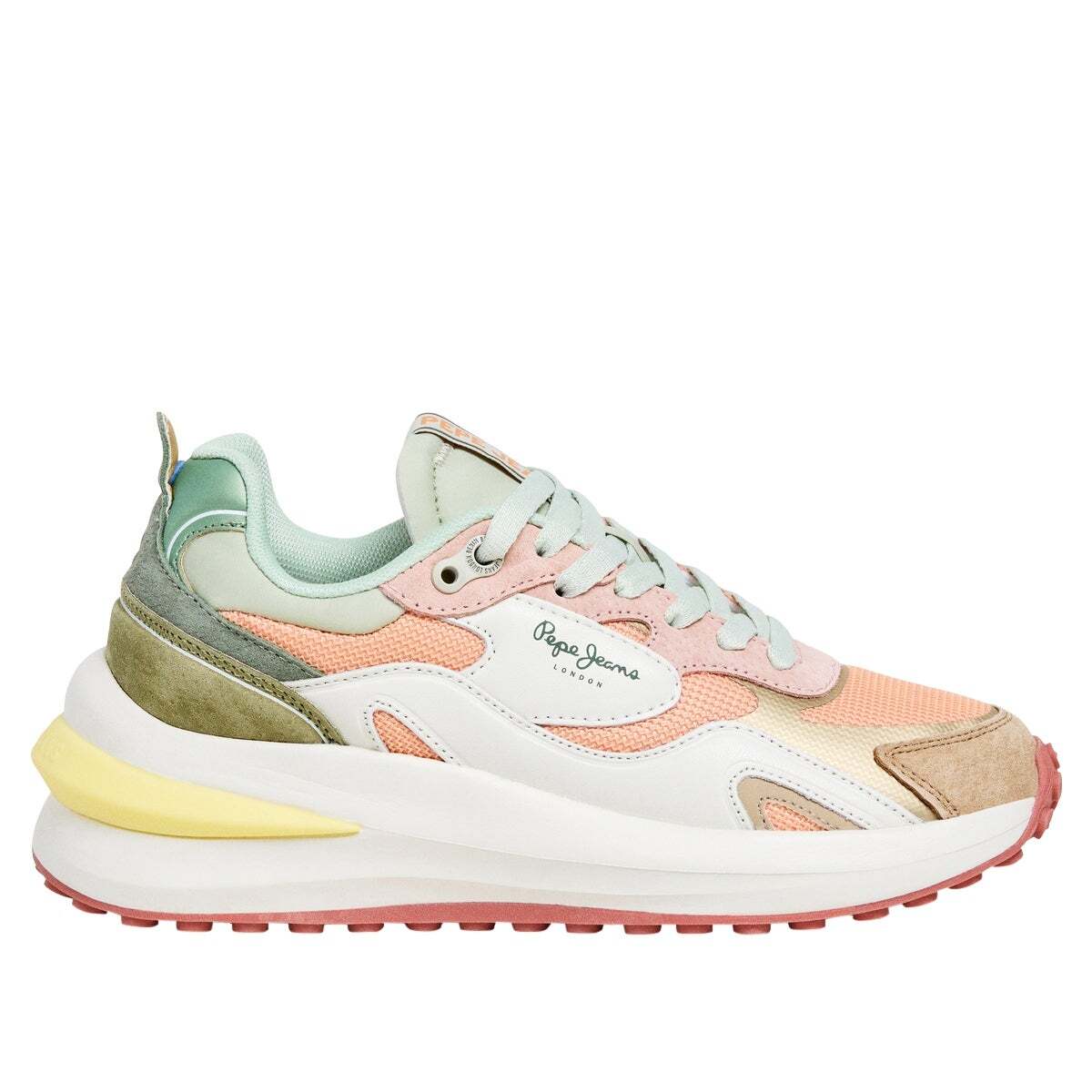 Winslow - Baskets Combinées beige nu, PEPE JEANS