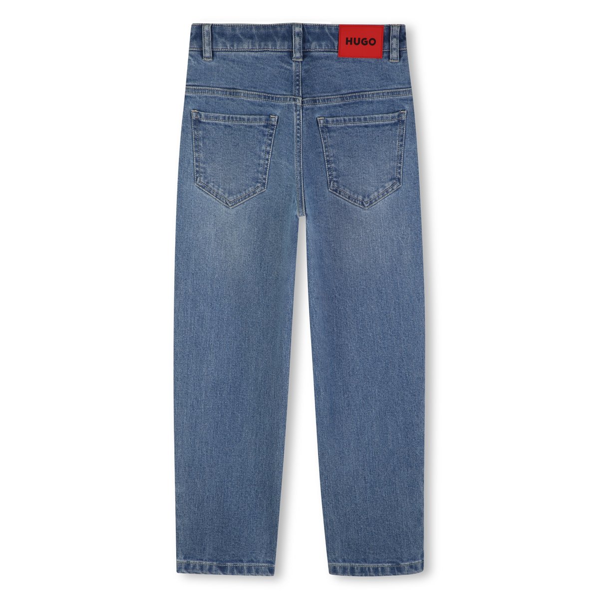 Pantalon en denim bleach pousse, HUGO KIDSWEAR