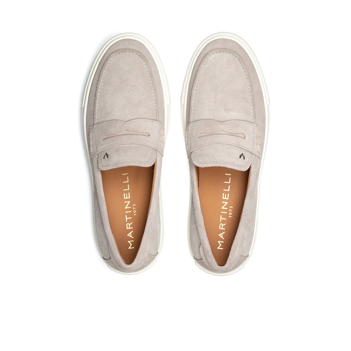 Mocassins cuir Hastings ceniza, MARTINELLI