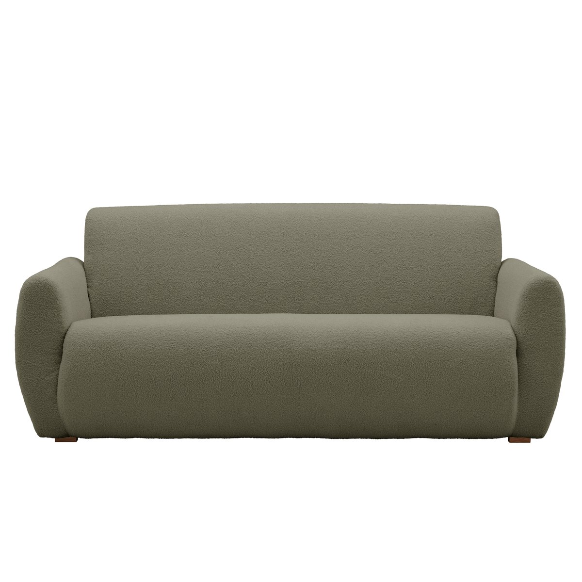 Canapé bouclette - OME vert kaki, CAMIF