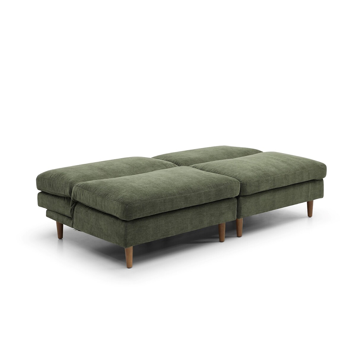 Sawyer Chenille 2 Seater Modular Click Clack Sofa Bed olive, SO'HOME