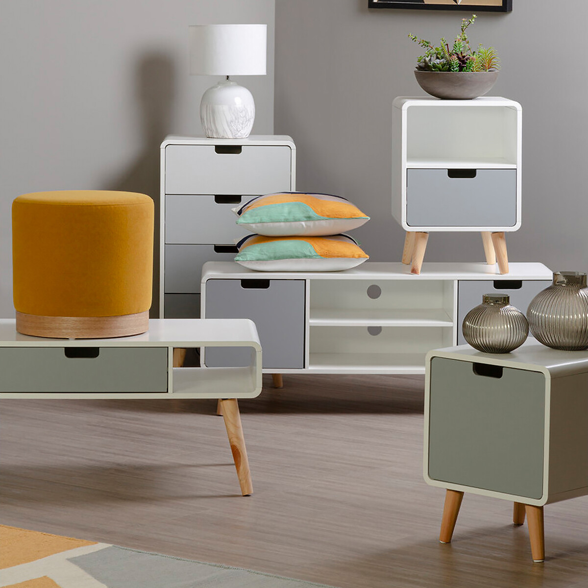 Freddy TV Unit white, SO'HOME
