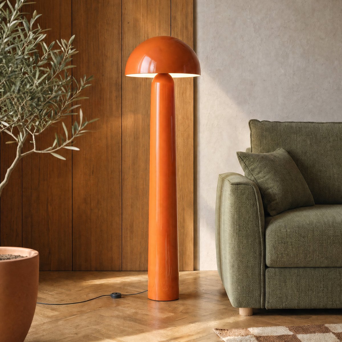 Lampdaire Clara - CLARA orange, MAISON PAVANE