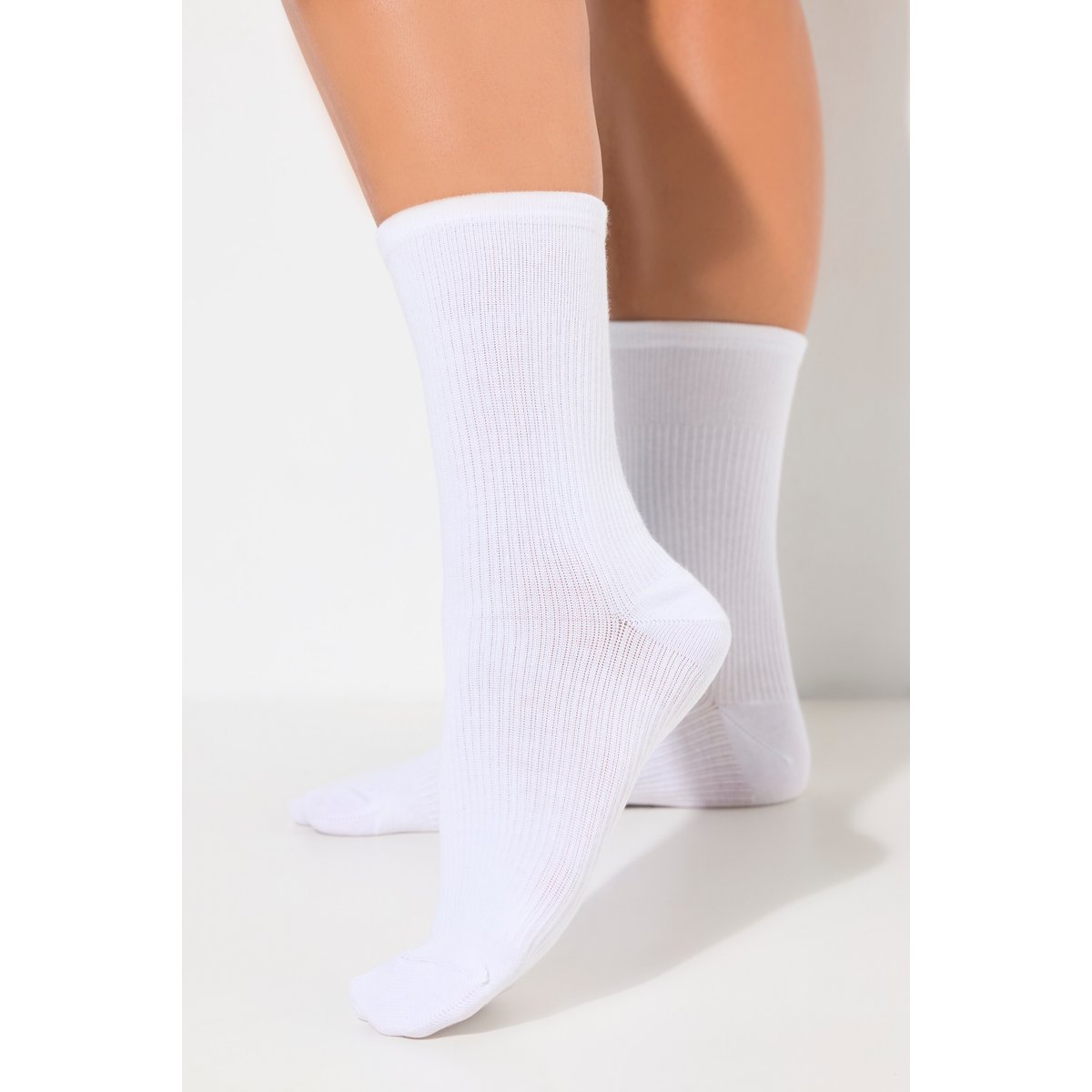 Chaussettes de contention. Compression élevée blanc neige, ULLA POPKEN