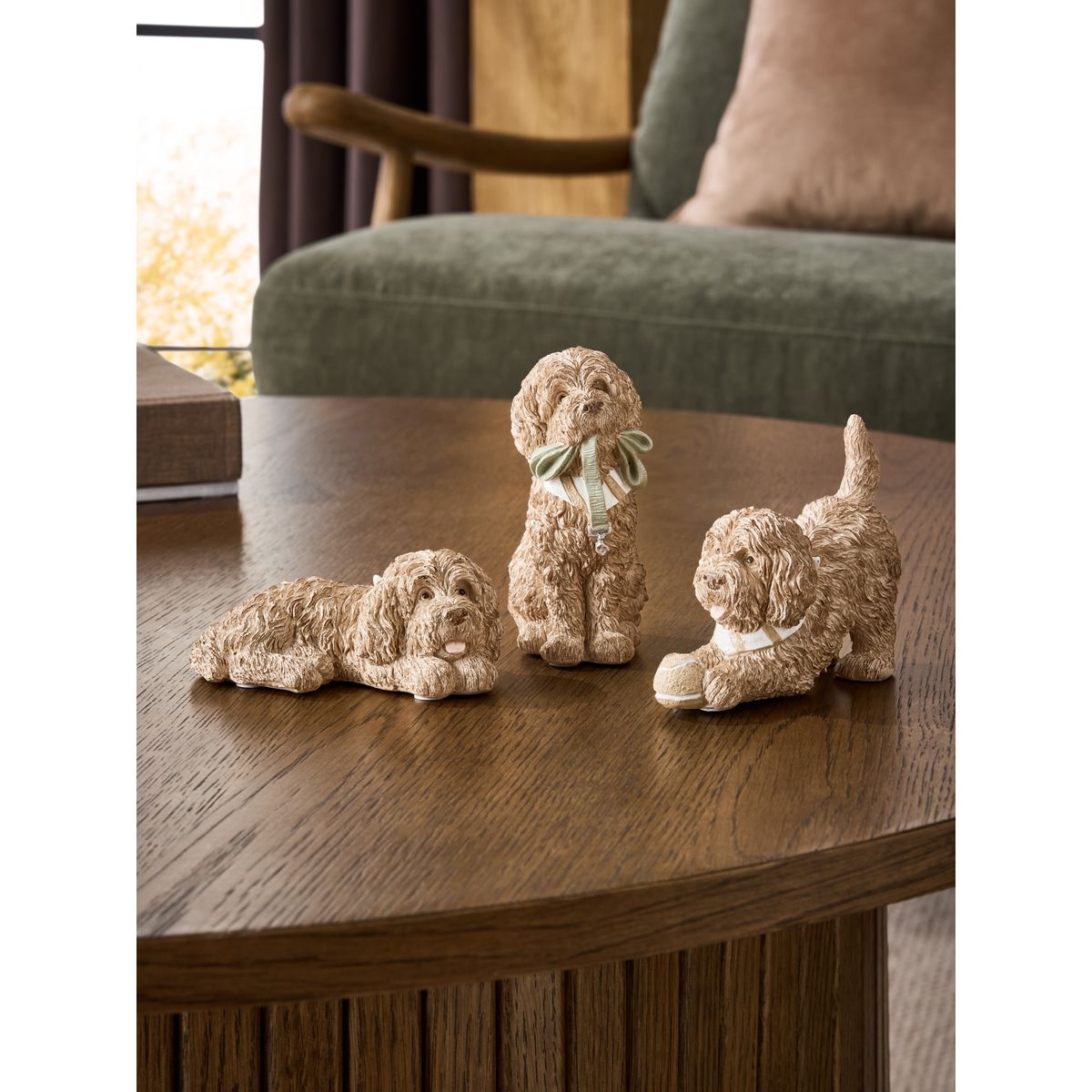 Ornements louis le labrador caniche naturel, NEXT