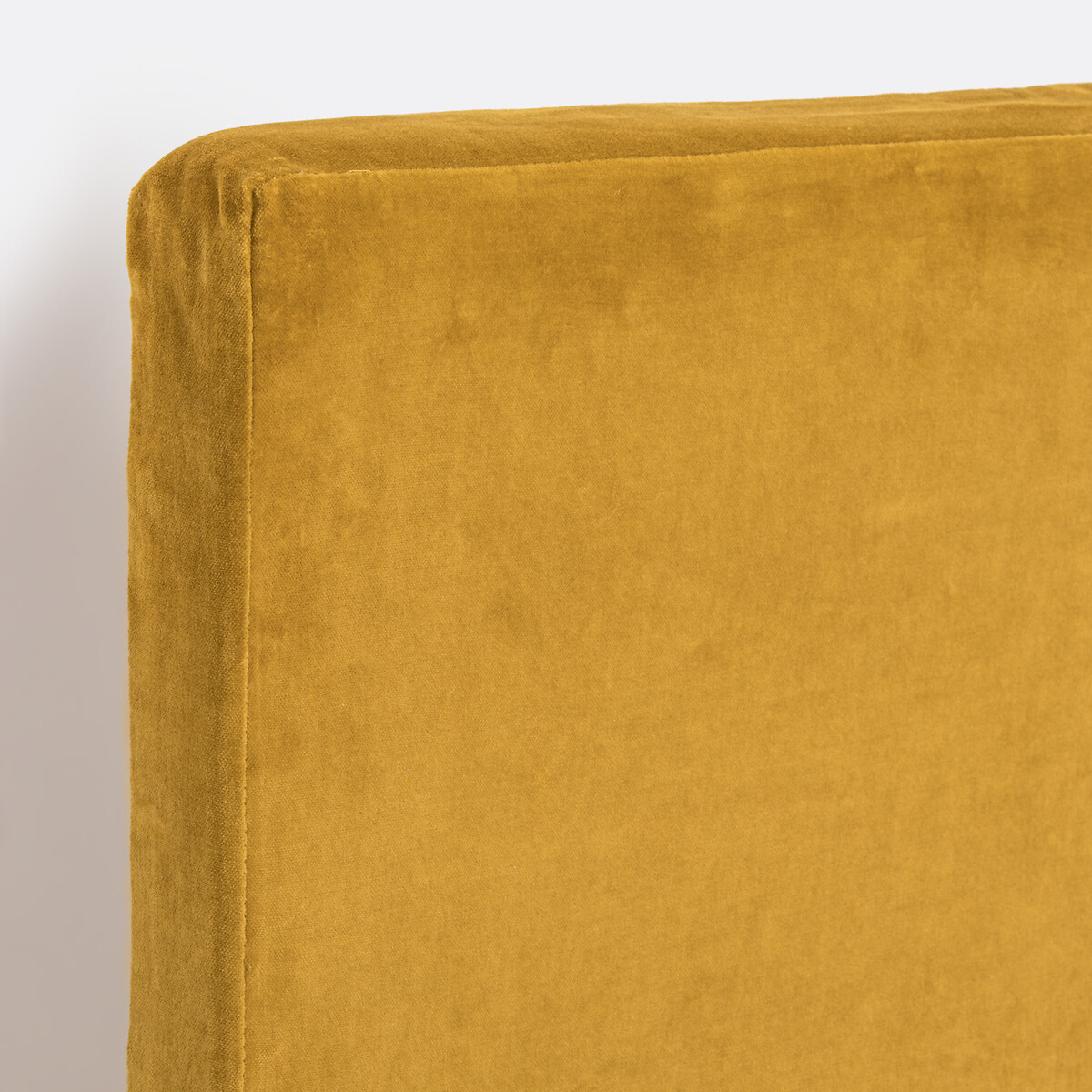 Kopfteilbezug Velvet, Samt bronzefarben                          , LA REDOUTE INTERIEURS