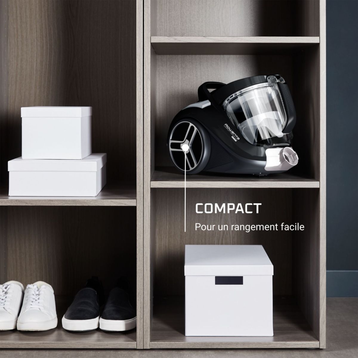 Aspirateur sans sac Compact Cyclonic Power XXL RO4B25EA couleur unique, ROWENTA