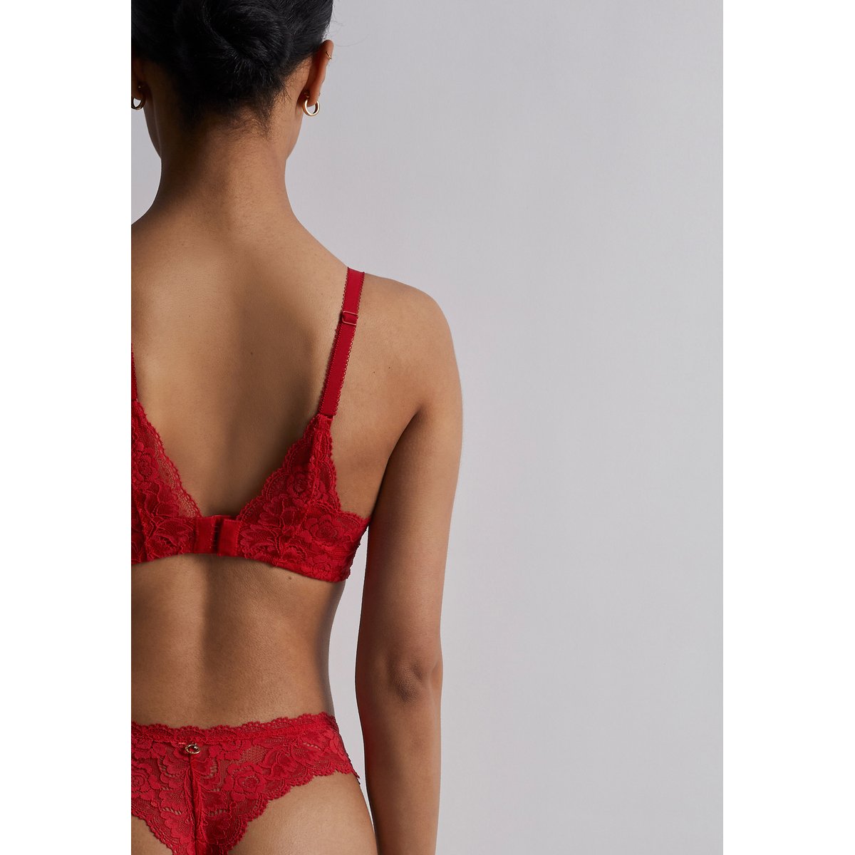 Soutien-gorge Corbeille coques Rosessence rouge, AUBADE
