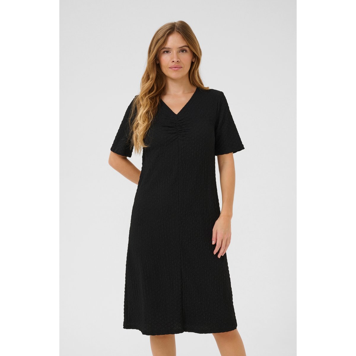 KAFFE Robe KAditte noir black deep cc., KAFFE