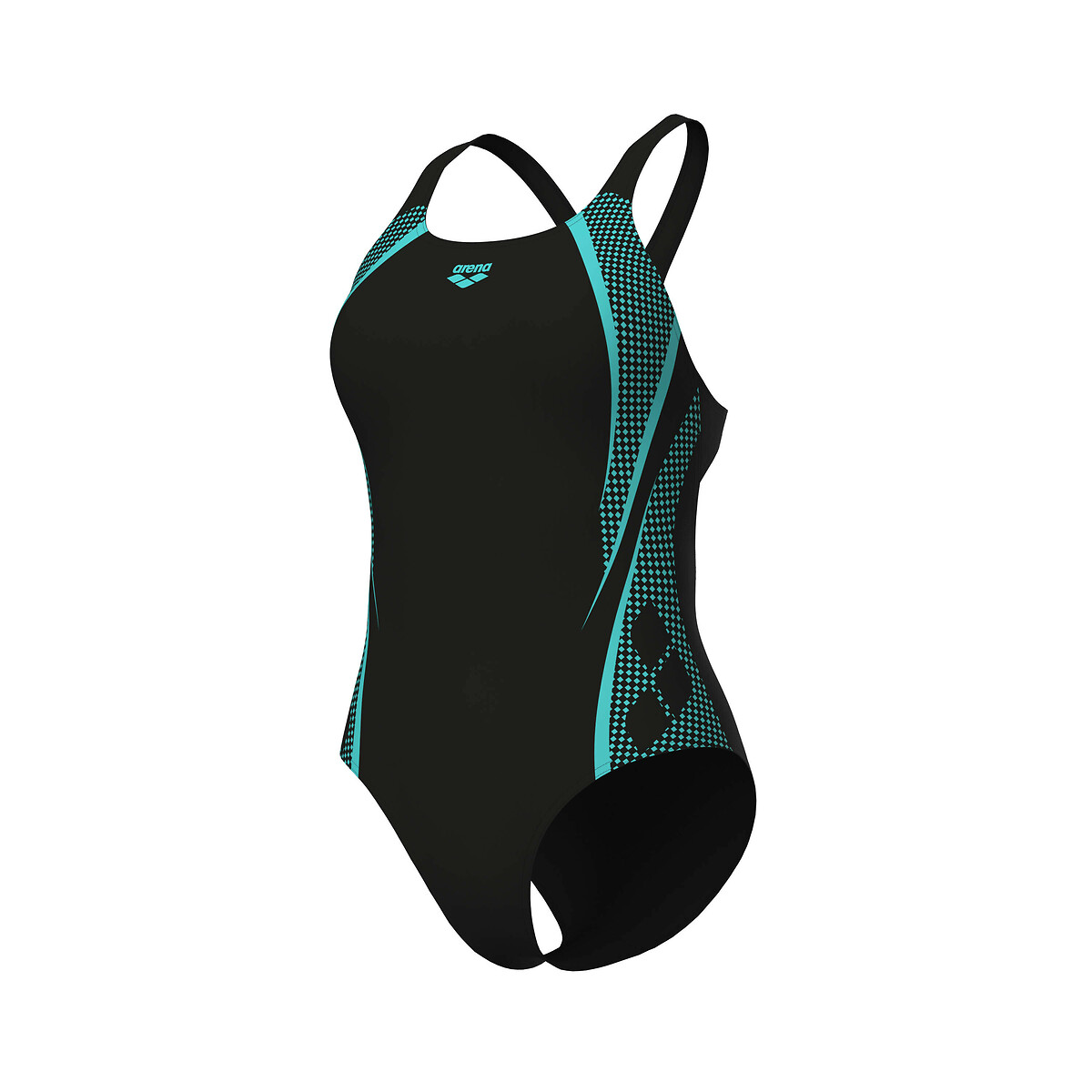 Maillot de bain 1 pièce Maxfit Eco Feel noir/bleu, ARENA