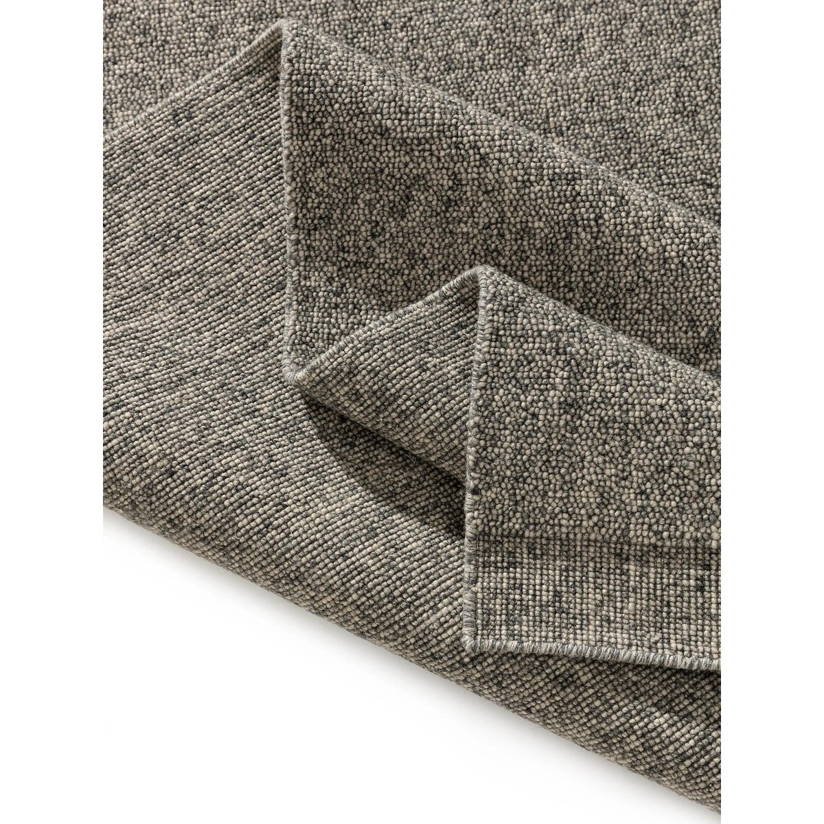 Tapis de laine tissé main IMKE gris, BENUTA