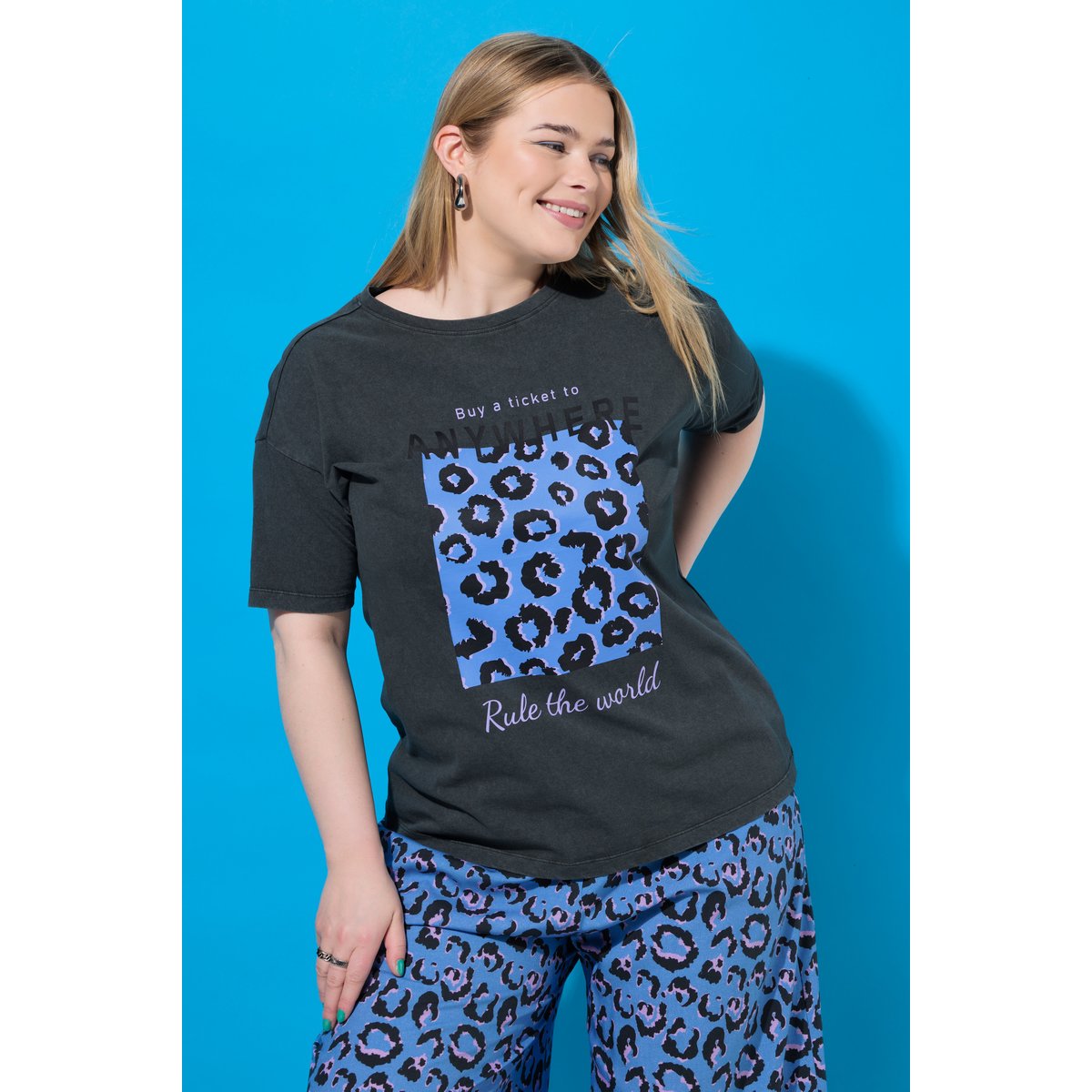 T-shirt oversize anthracite, STUDIO UNTOLD
