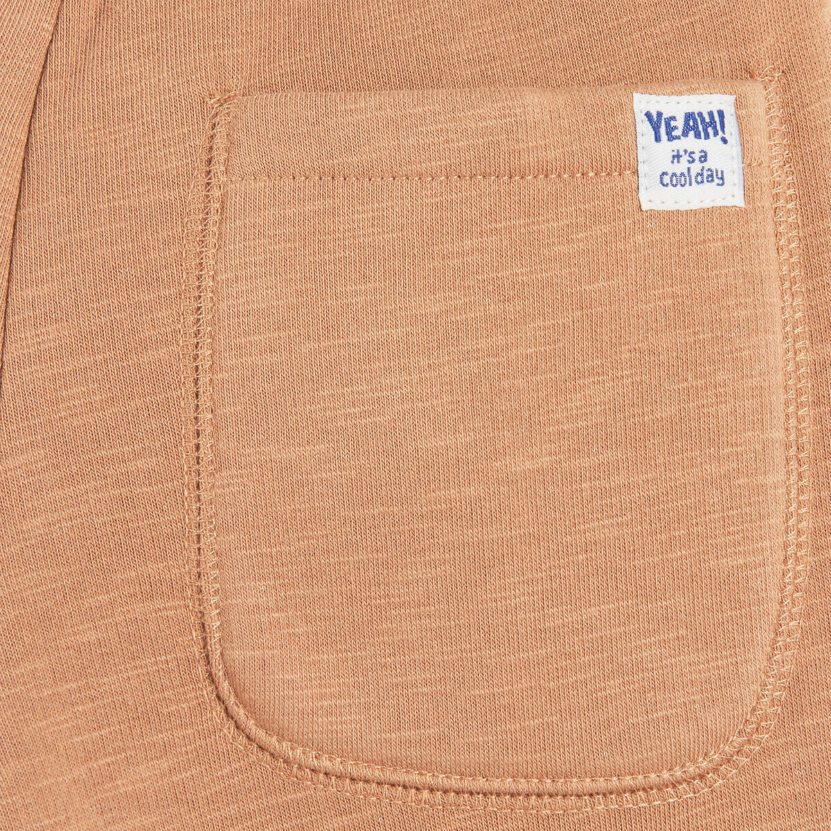 Pantalon de jogging en molleton marron, LA REDOUTE COLLECTIONS