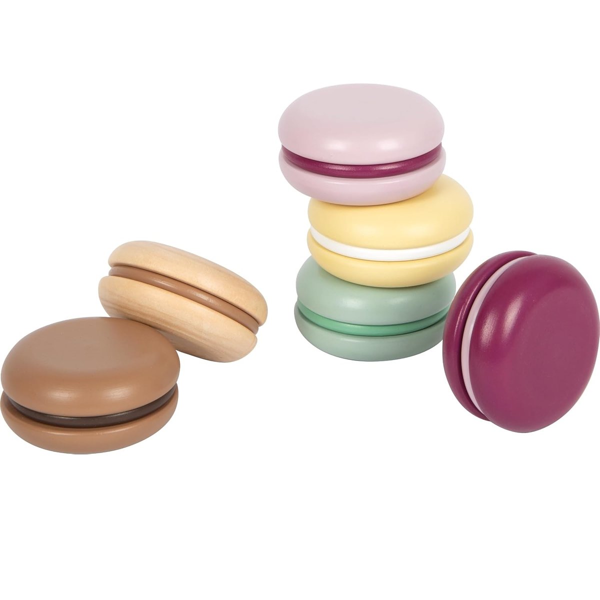 Macarons en bois FRESH marron, SMALL FOOT COMPANY