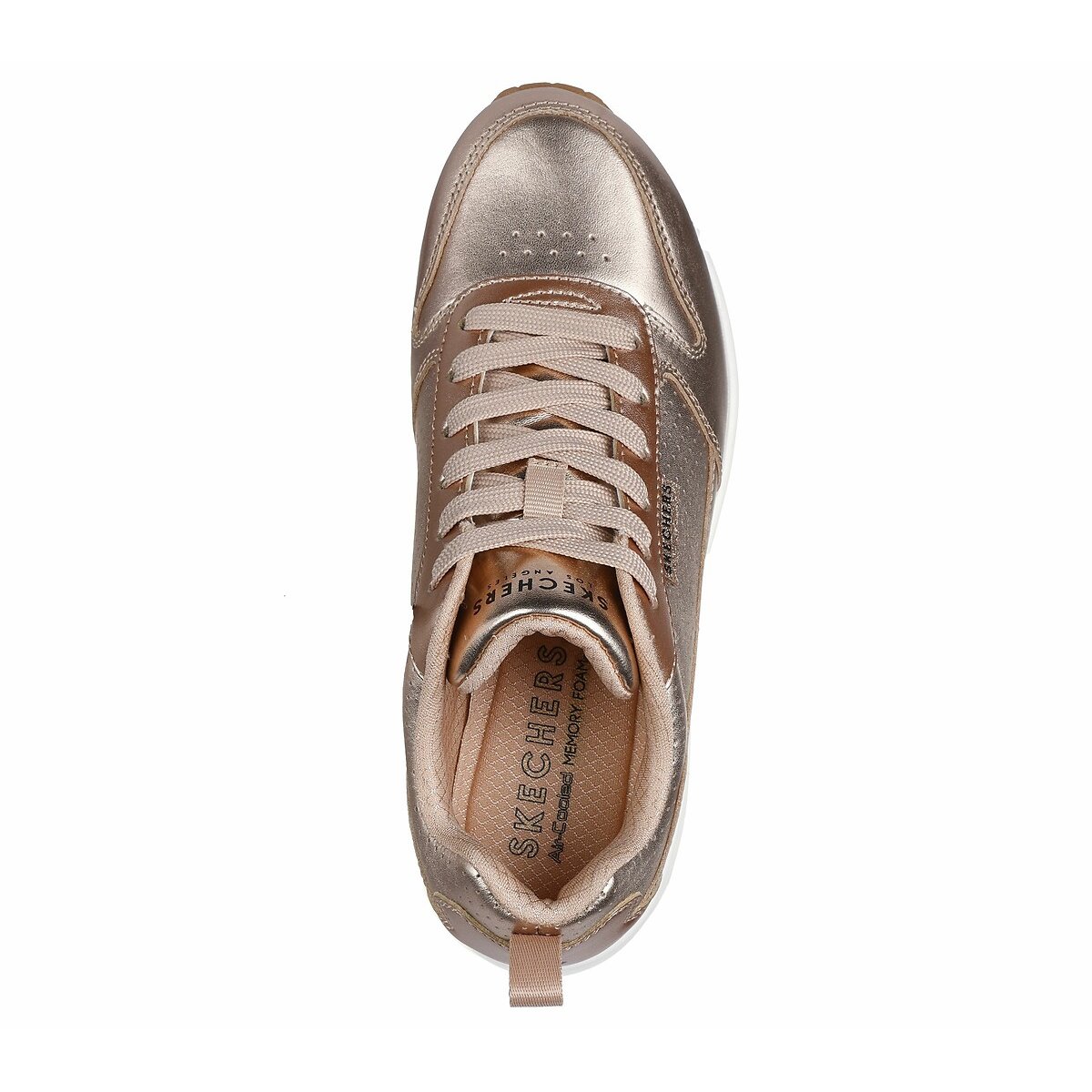 Baskets Uno - Metallixs doré, SKECHERS