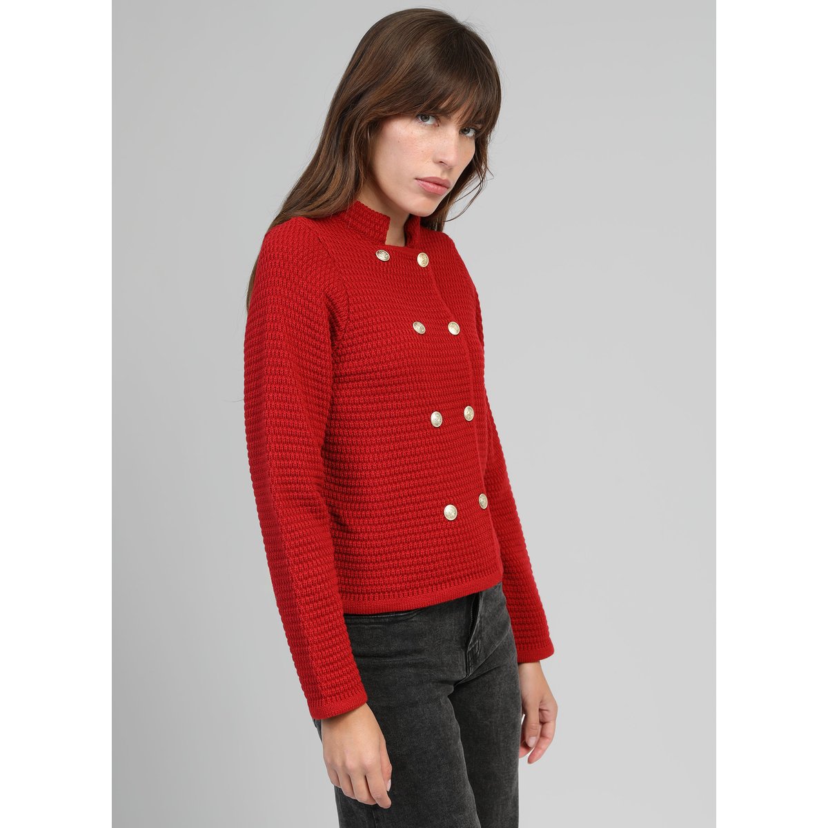 Gilet VOSCAR rouge, AN'GE
