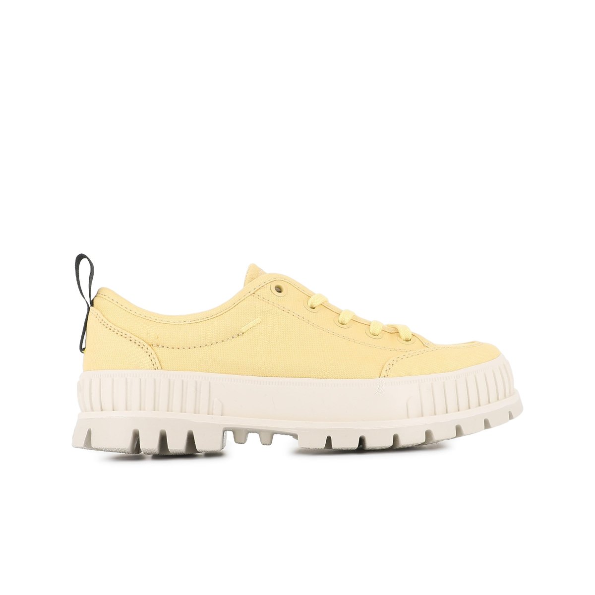 Baskets basses en toile Pallashock Lo Org 2 yellow twist, PALLADIUM