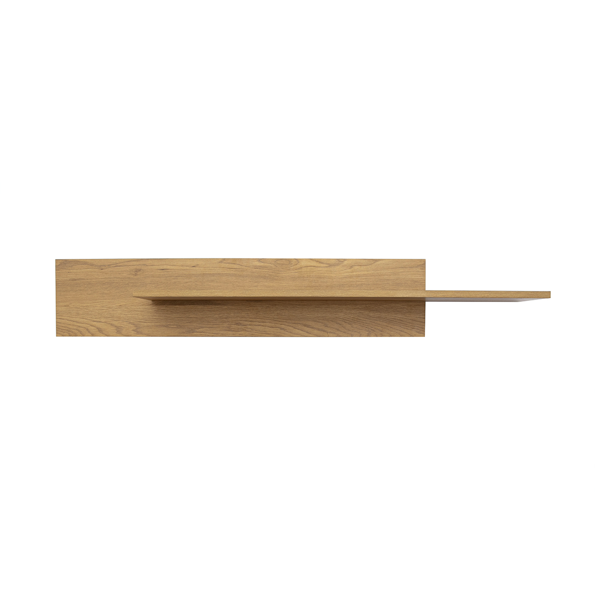 Etagère murale finition bois clair chêne L120 cm CIME chêne clair, MILIBOO