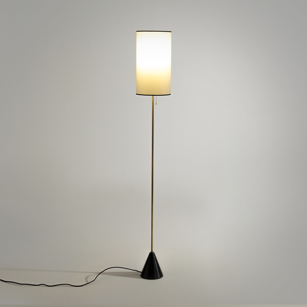 Lampadaire marbre et métal fer laiton Sophonie laiton, AM.PM