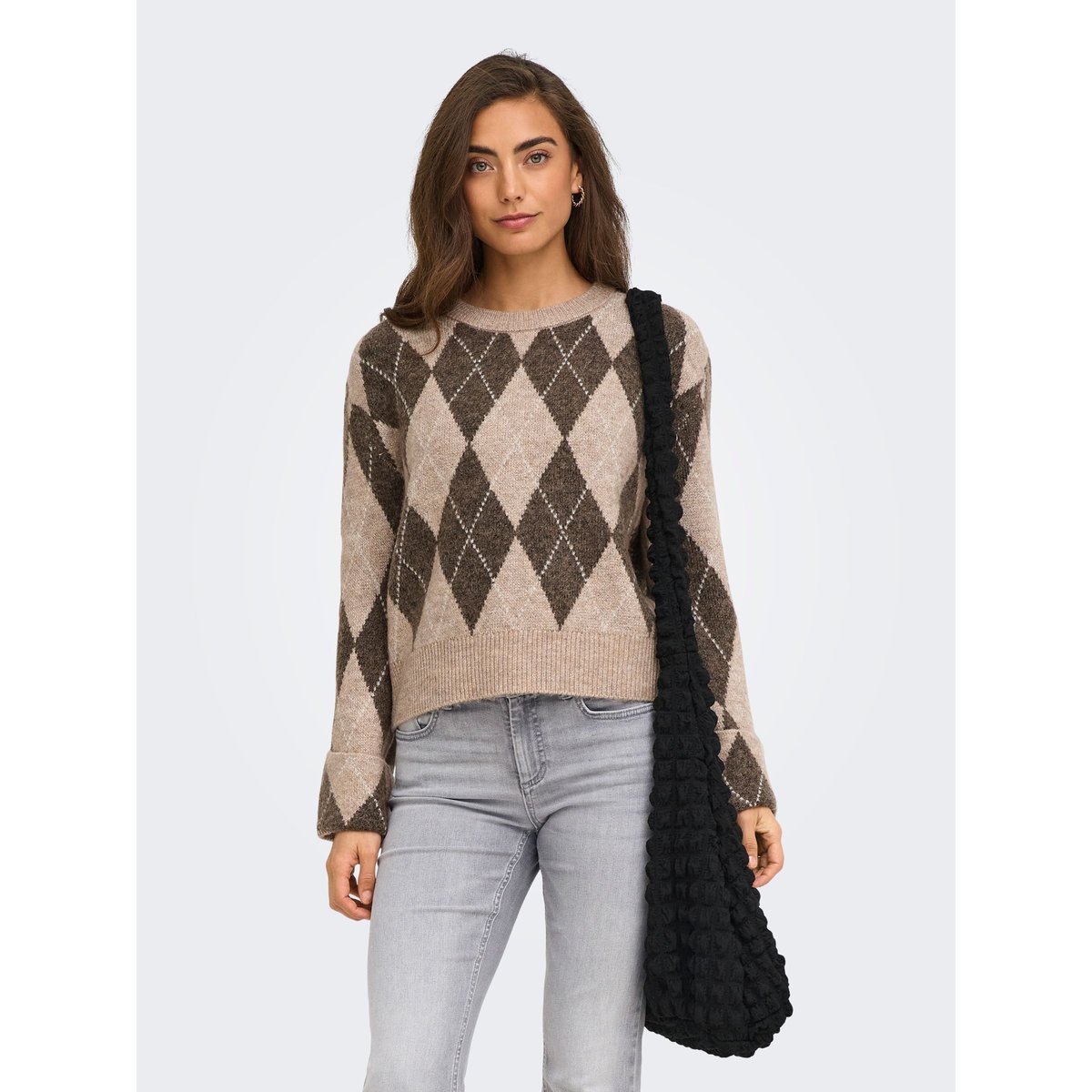 Pull En Maille beige 1, ONLY