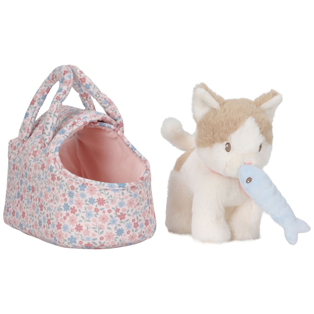 Peluche rose, bleu, marron, LITTLE DUTCH