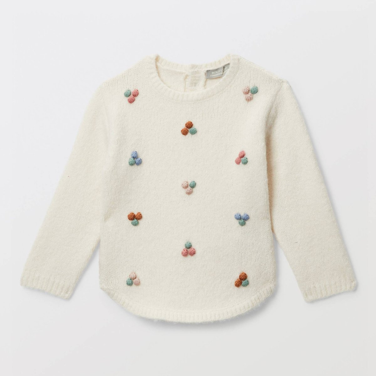 Pull brodé naturel, BOUT'CHOU